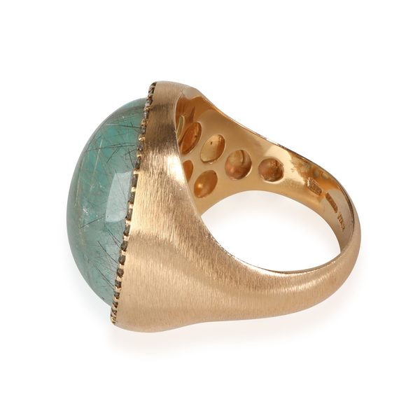 Roberto Coin Quartz Diamond Ring in 18k Rose Gold 0.22 CTW - Picture 2 of 4